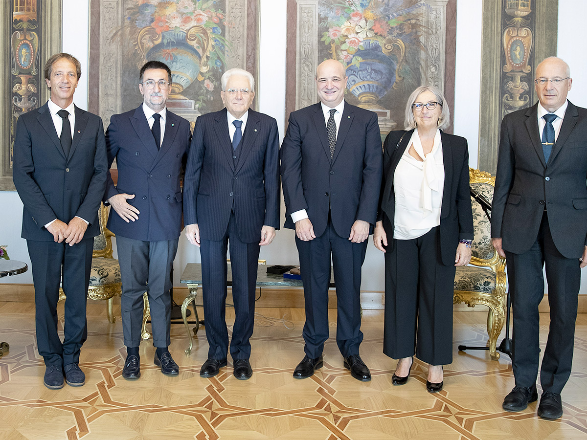 Incontro della delegazione dell'OGS con il Presidente della Repubblica 