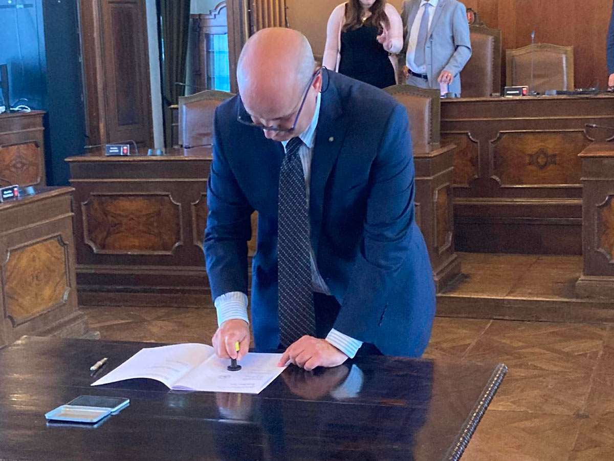 Il presidente Casagli firma il Protocollo d’intesa “Trieste Città della Conoscenza”